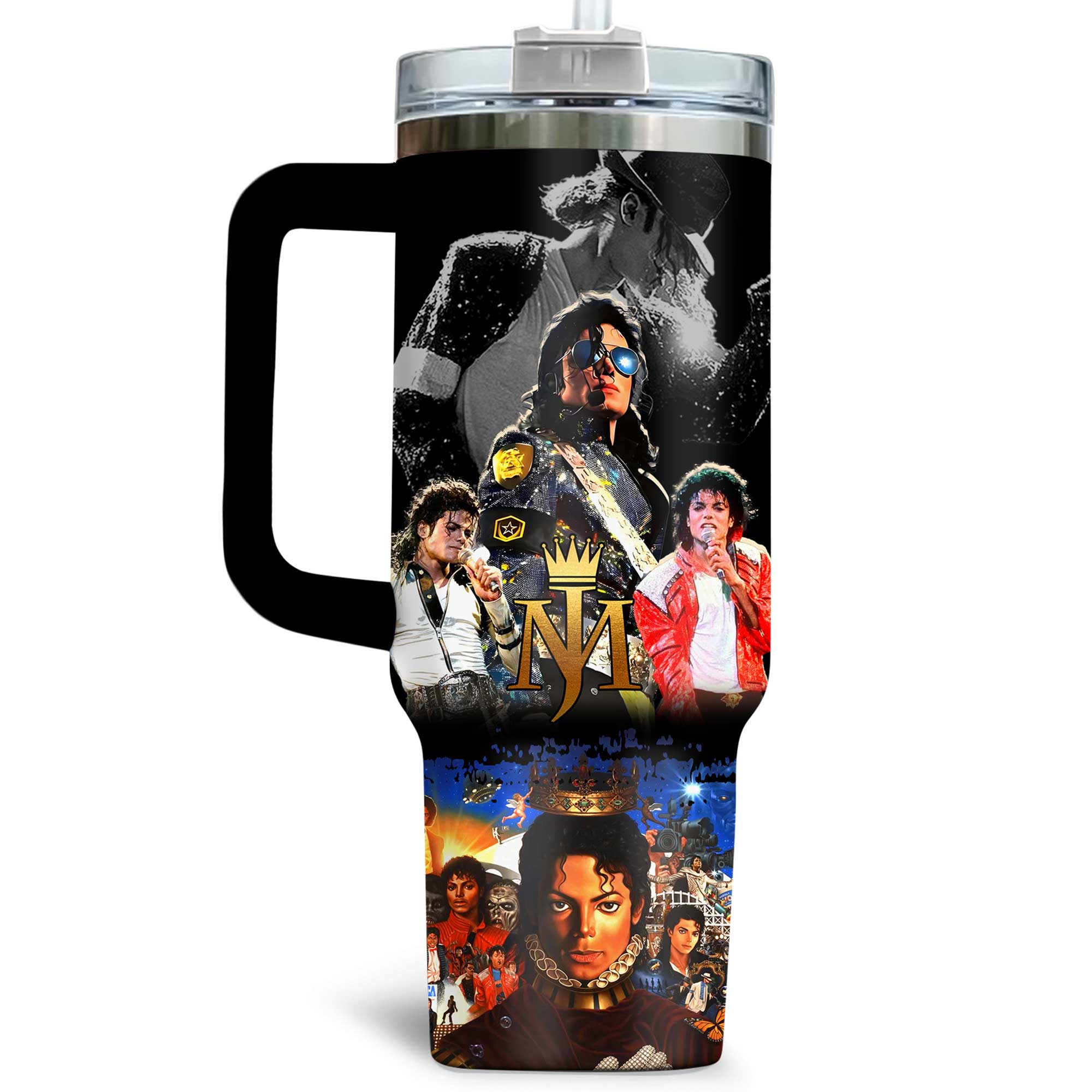 Michael Jackson Music Custom Stanley Cup 40 oz 30 oz Tumbler With HandleTVC2301175 - Image 2