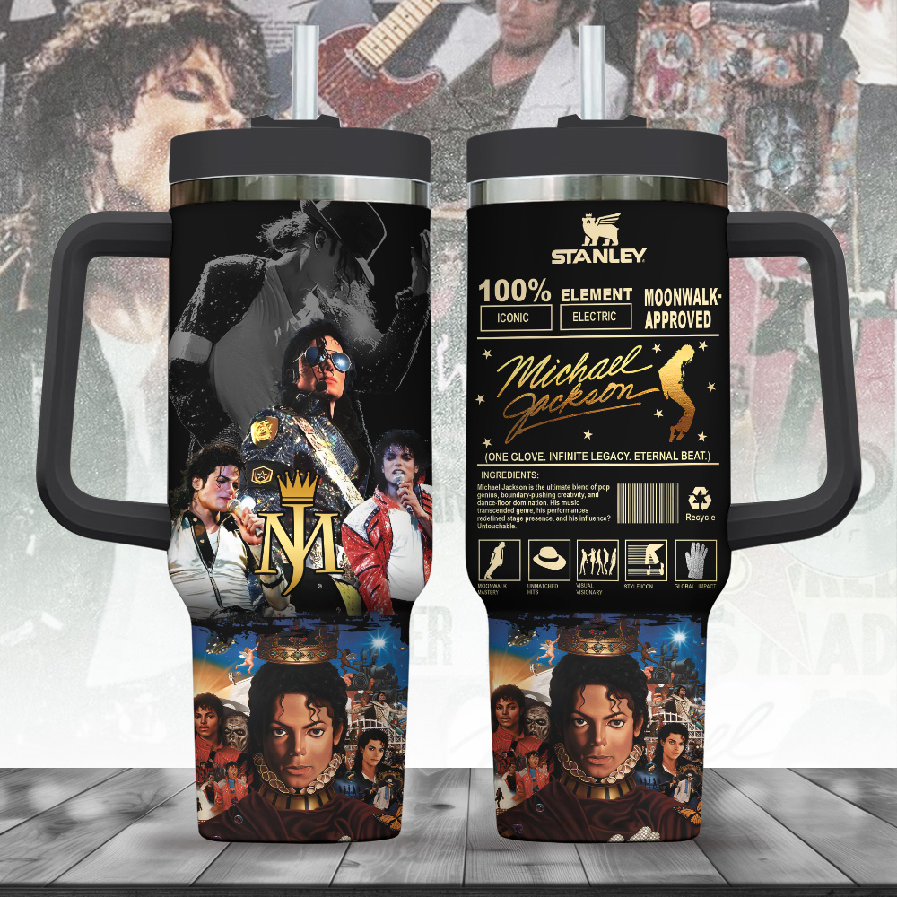 Michael Jackson Music Custom Stanley Cup 40 oz 30 oz Tumbler With HandleTVC2301247
