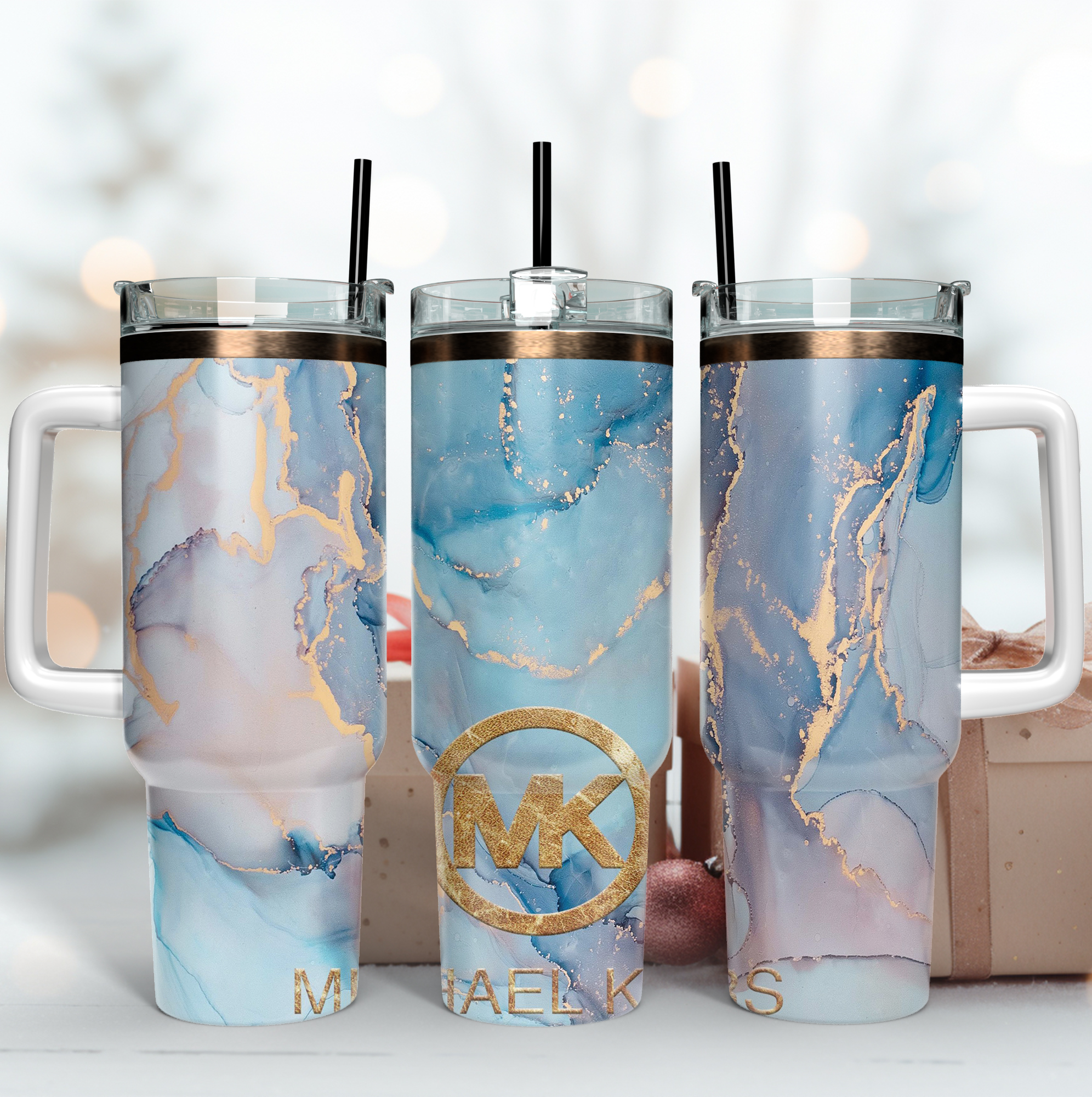 Michael Kors Abstract Custom Stanley Cup 40 oz 30 oz Tumbler With HandleTVC2301170