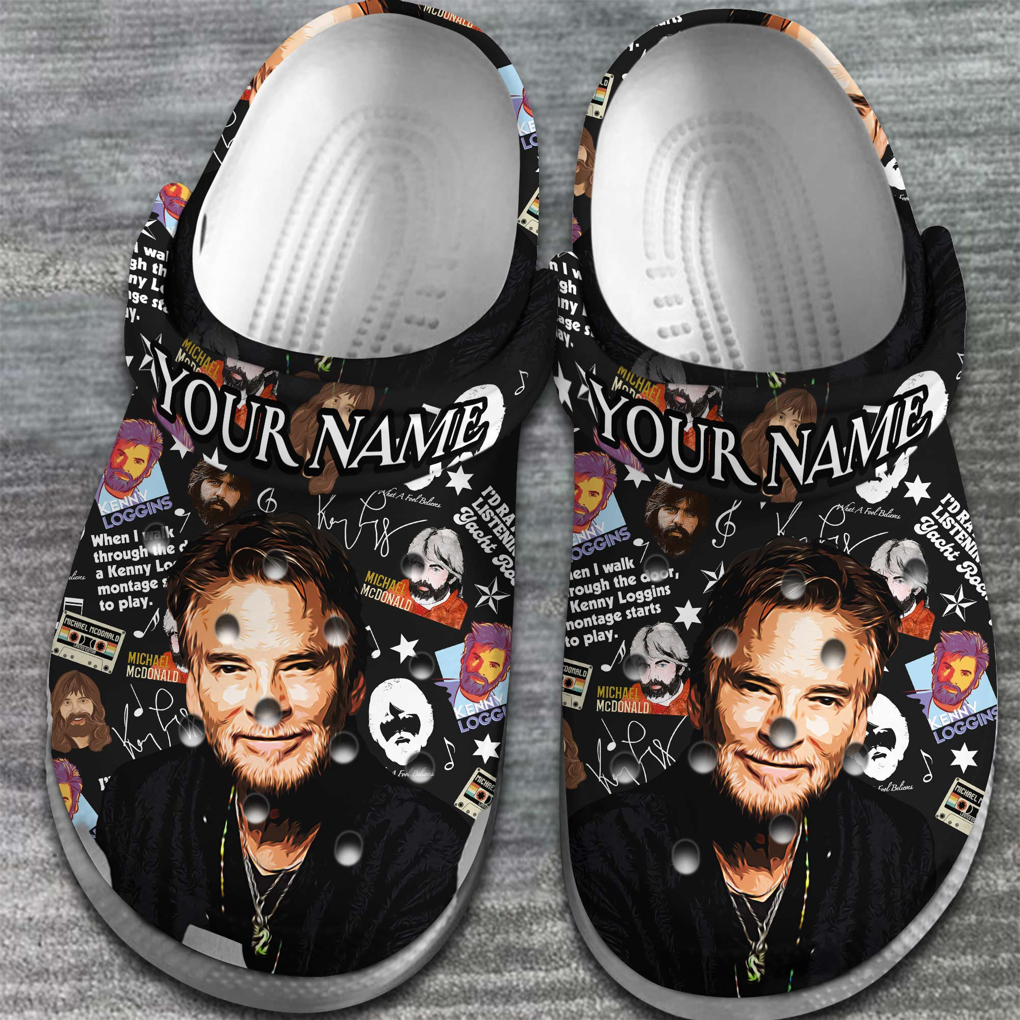 Michael McDonal Music Crocs Crocband Clogs Shoes Comfortable For Men Women and Kids - Image 2
