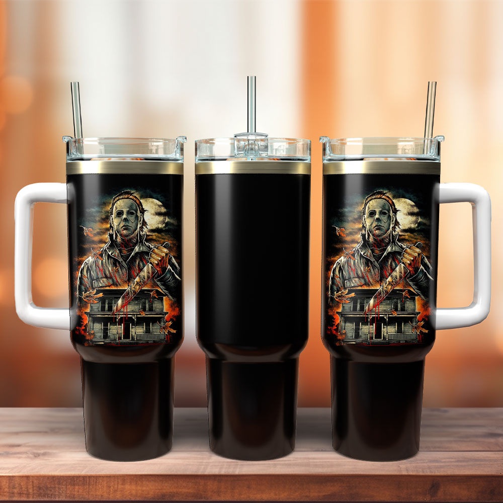 Michael Myers Halloween Movie Custom Stanley Cup 40 oz 30 oz Tumbler With HandleTVC2301251