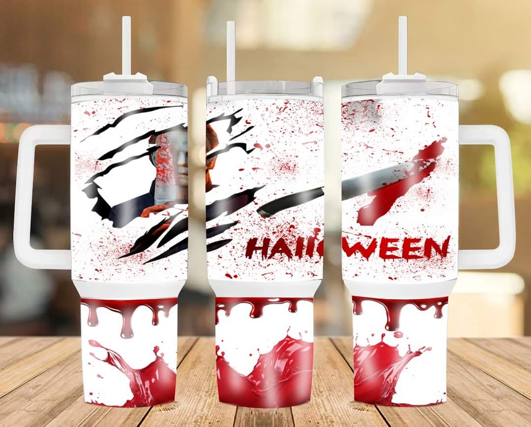 Michael Myers Halloween Movies Custom Stanley Cup 40 oz 30 oz Tumbler With HandleTVC2301233