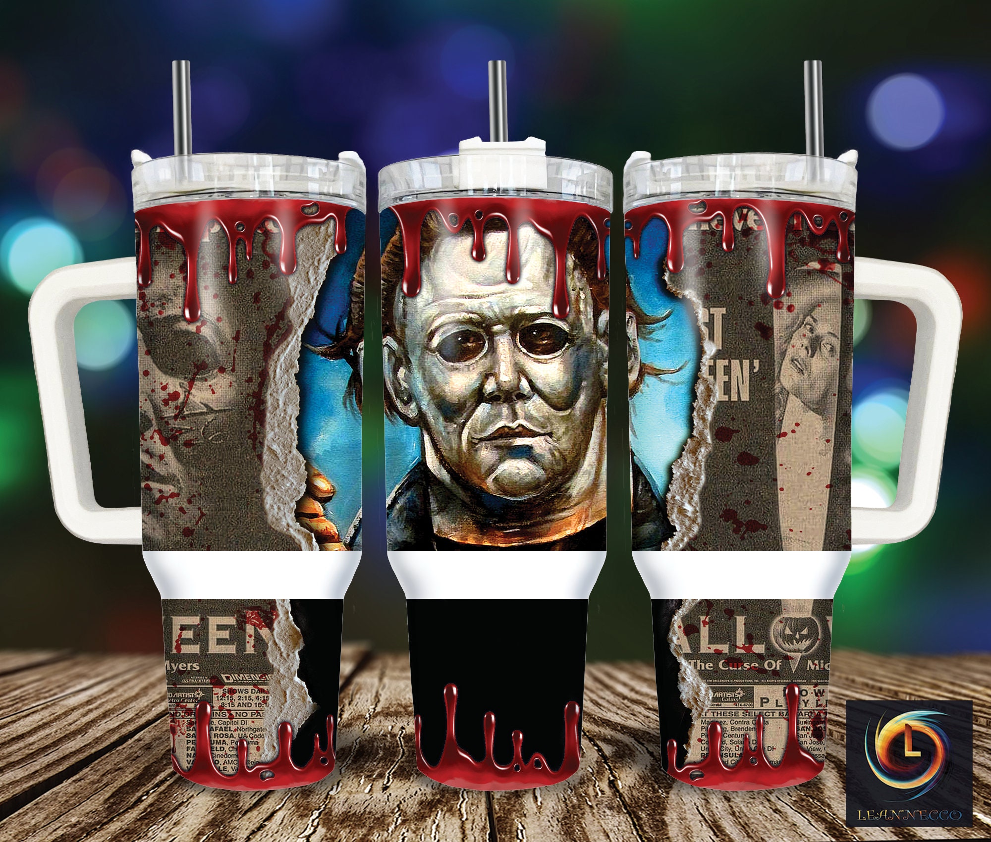 Michael Myers Halloween Movies Custom Stanley Cup 40 oz 30 oz Tumbler With HandleTVC2301998
