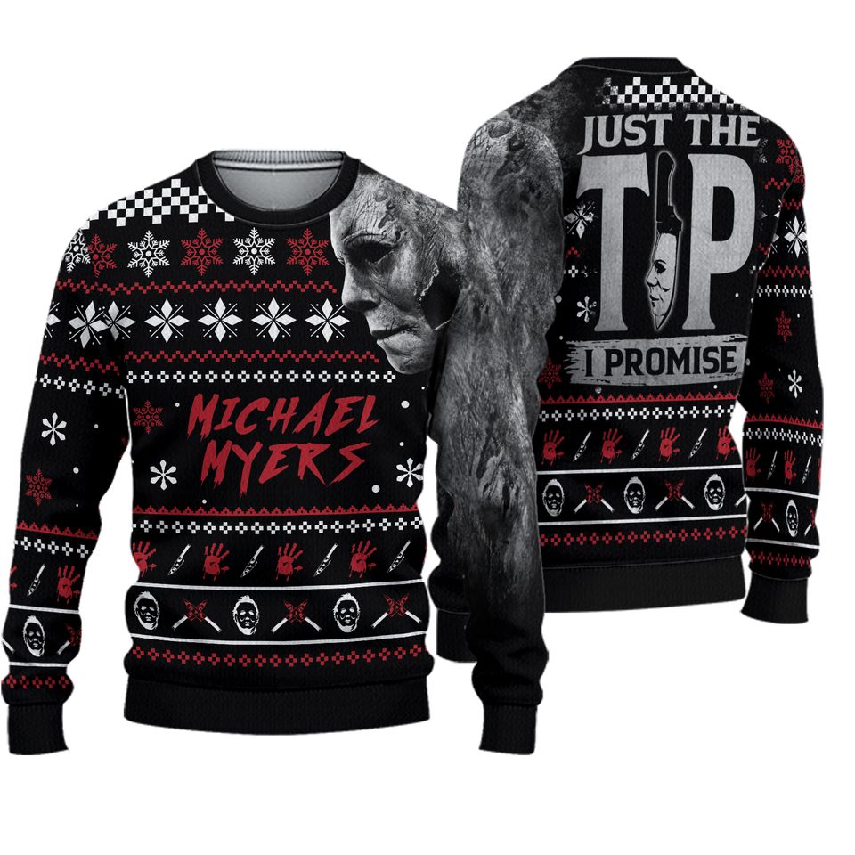 Michael Myers Horror Christmas Ugly Sweater