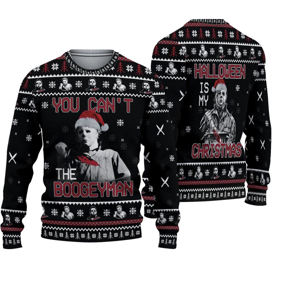 Michael Myers Horror Christmas Ugly Sweater