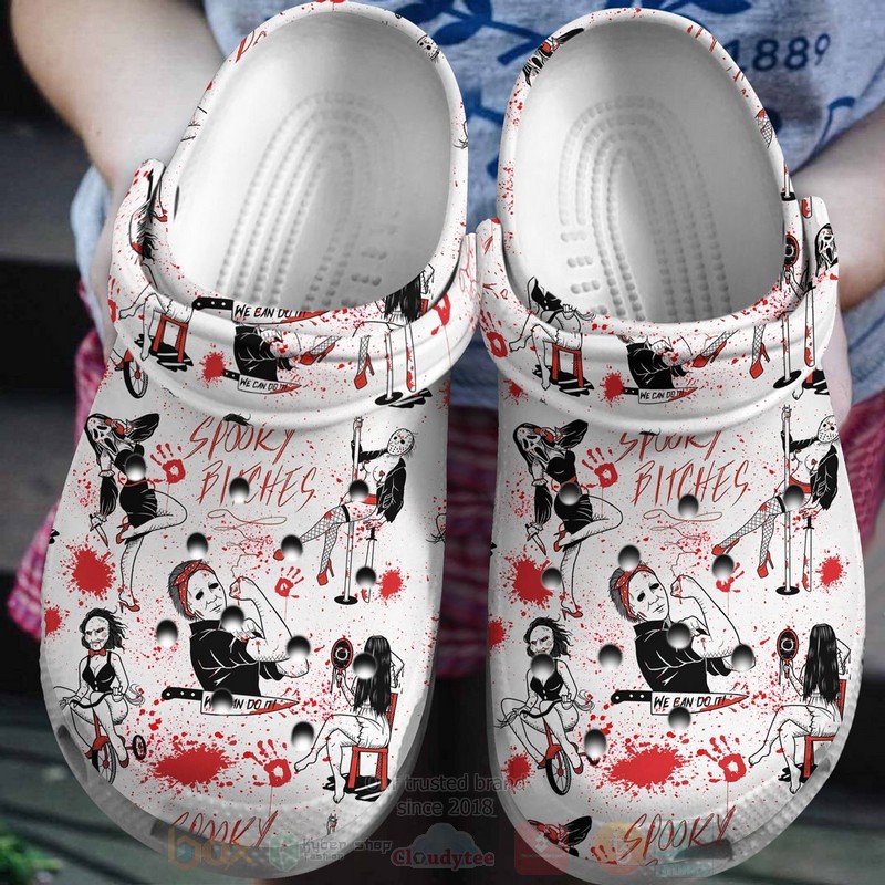 Michael Myers Horror Movie Crocs Crocband Clogs Shoes Comfortable For Men Women and Kids