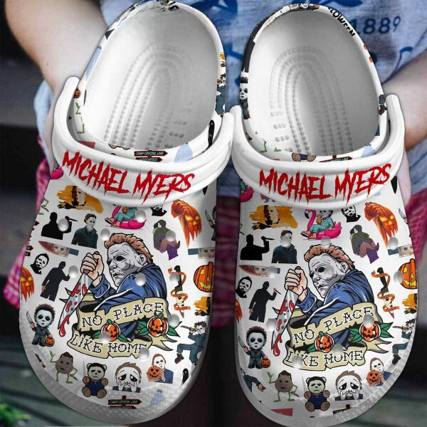 Michael Myers Horror Movie Crocs Crocband Clogs Shoes Comfortable For Men Women and Kids