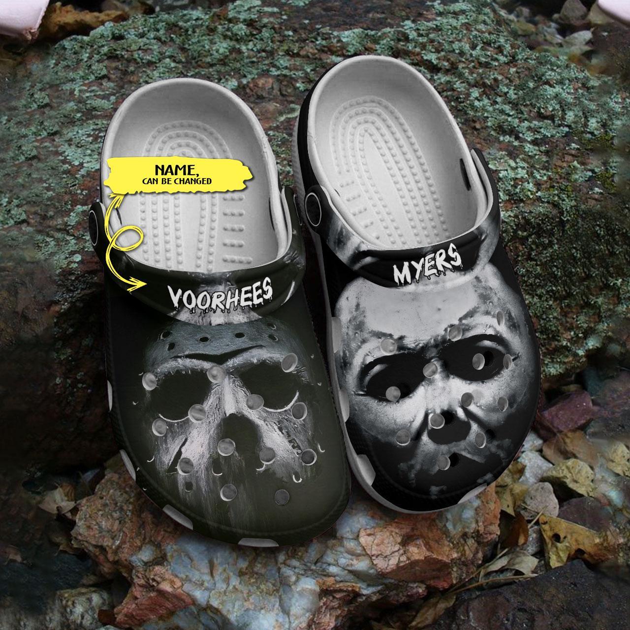Michael Myers Horror Movie Crocs Crocband Clogs Shoes Comfortable For Men Women and Kids