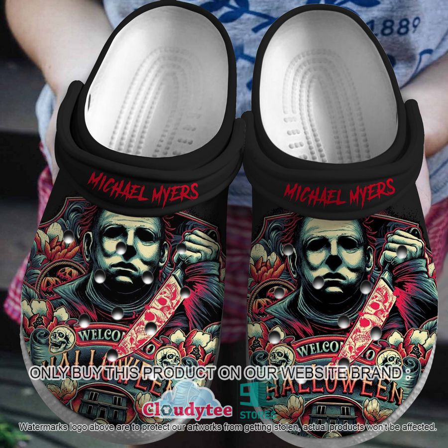 Michael Myers Horror Movie Crocs Crocband Clogs Shoes Comfortable For Men Women and Kids