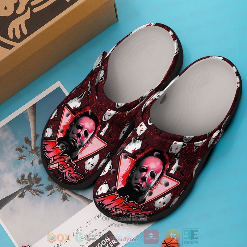 Michael Myers Horror Movie Crocs Crocband Clogs Shoes Comfortable For Men Women and Kids