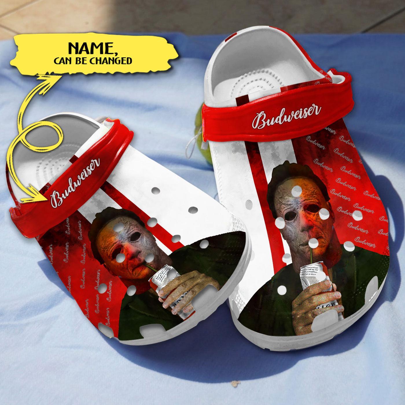 Michael Myers Horror Movie Crocs Crocband Clogs Shoes Comfortable For Men Women and Kids