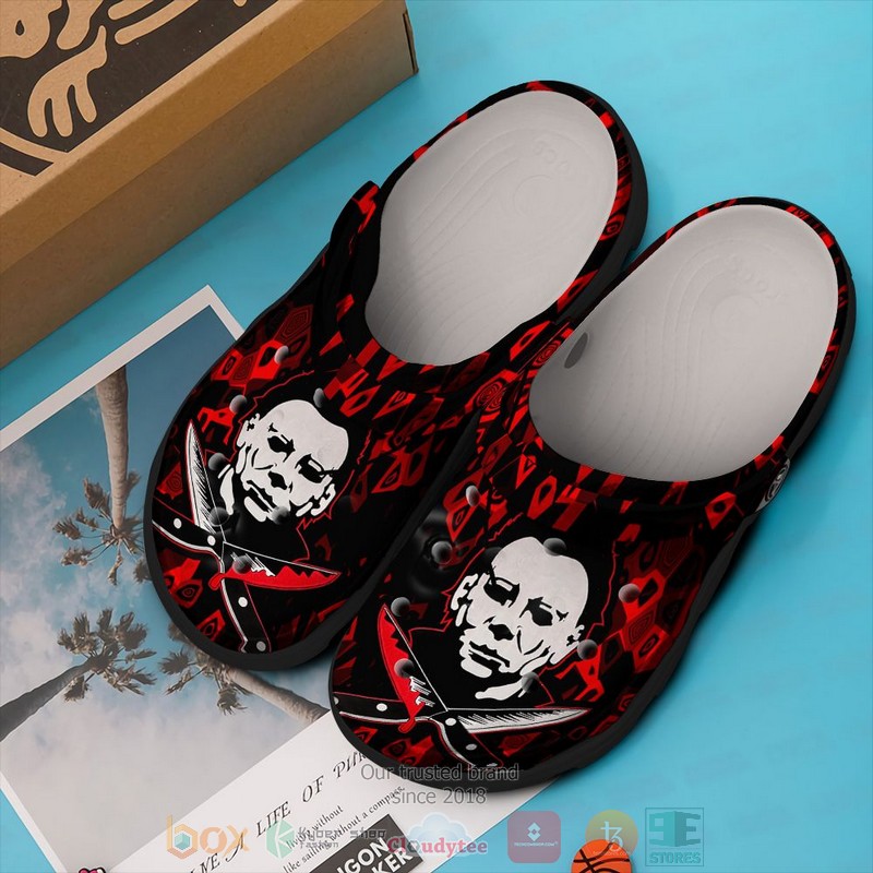 Michael Myers Horror Movie Crocs Crocband Clogs Shoes Comfortable For Men Women and Kids