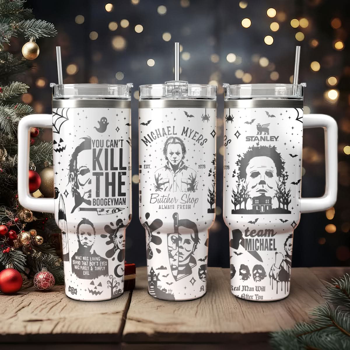 Michael Myers Horror Movies Custom Stanley Cup 40 oz 30 oz Tumbler With HandleTVC2301453