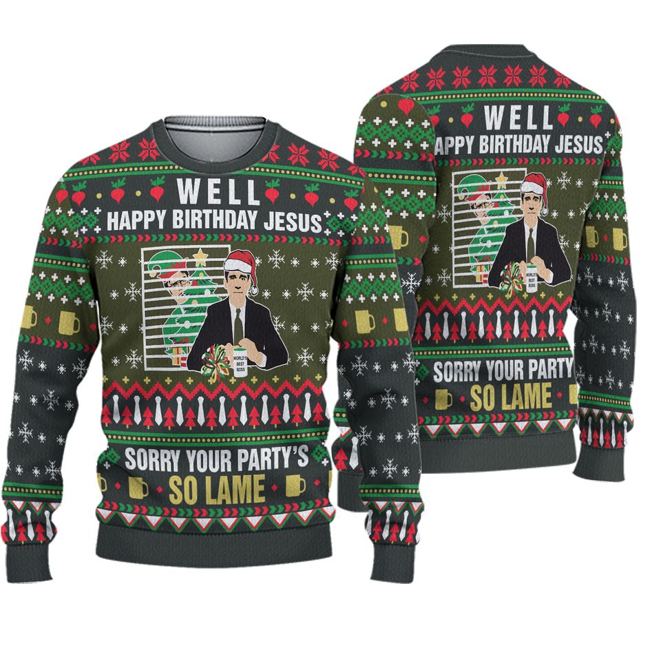 Michael Scott The Office Ugly Christmas Sweater, The Office Michael Scott Sweater