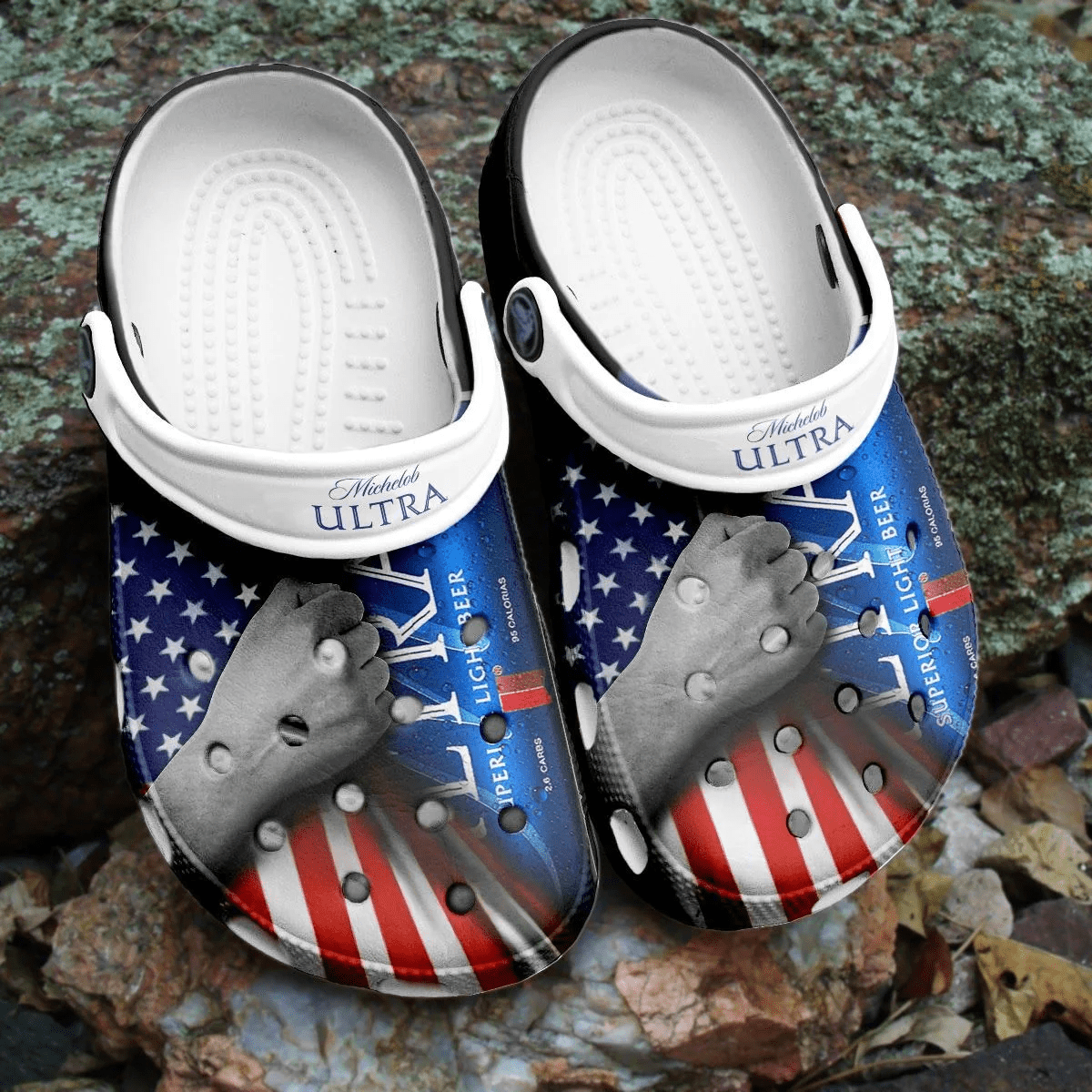 Michelob Ultra Beer Clogs Crocs Shoes Crocband Comfortable For Men Women