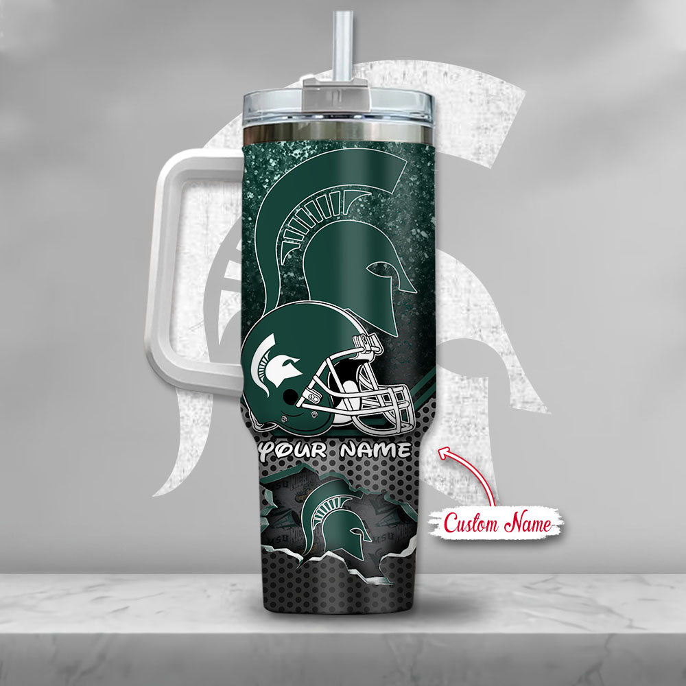 Michigan State Spartans NCAA Mickey Mouse Custom Stanley Cup 40 oz 30 oz Tumbler With HandleTVC230119 - Image 3