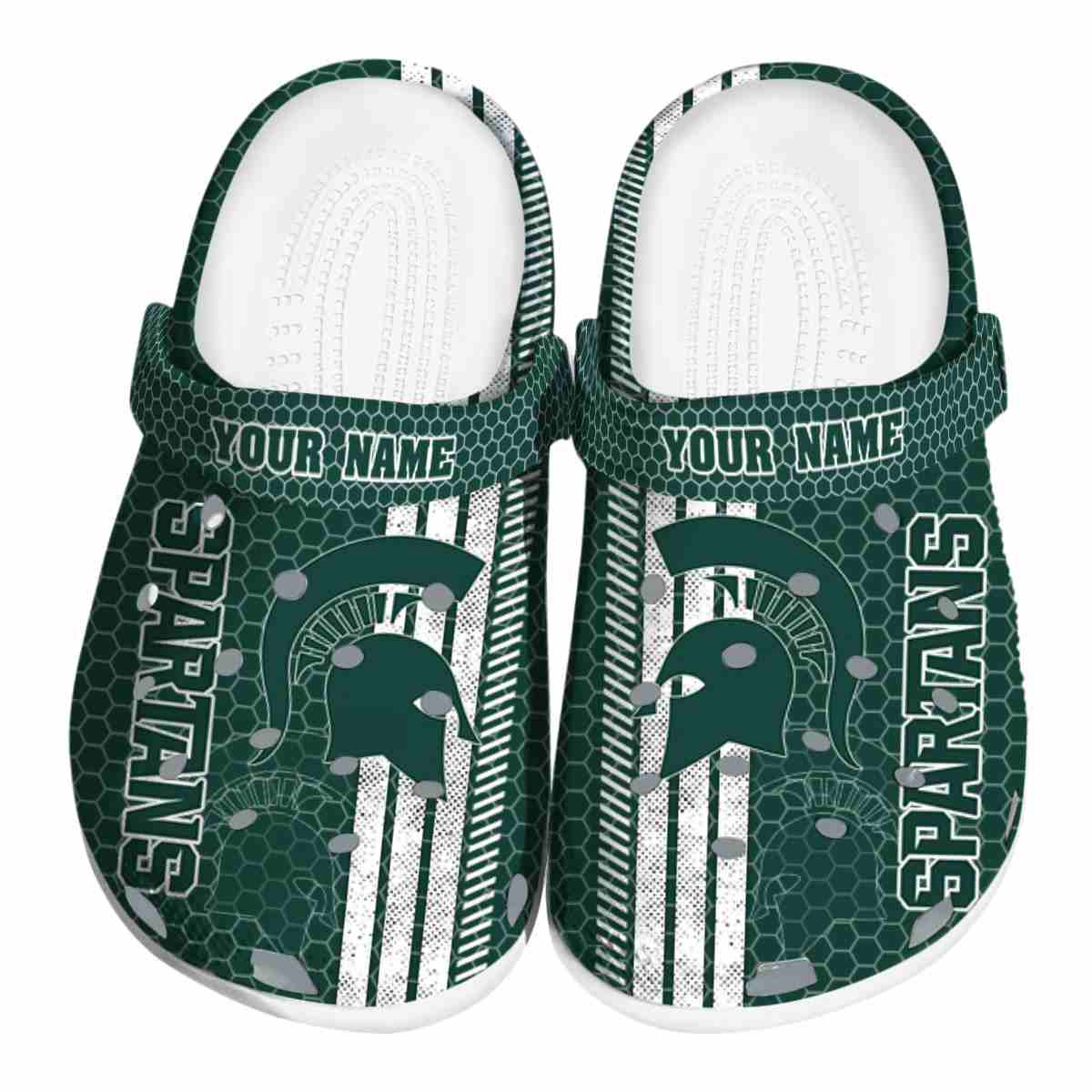 Michigan State Spartans NCAA Sport Crocs Crocband Clogs Shoes Comfortable For Men Women and Kids