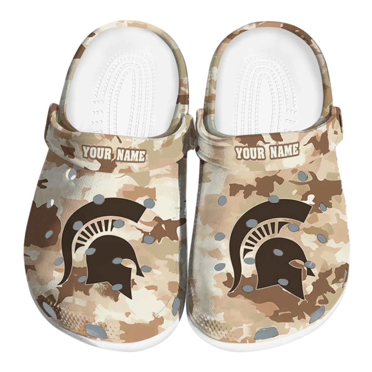 Michigan State Spartans NCAA Sport Crocs Crocband Clogs Shoes Comfortable For Men Women and Kids