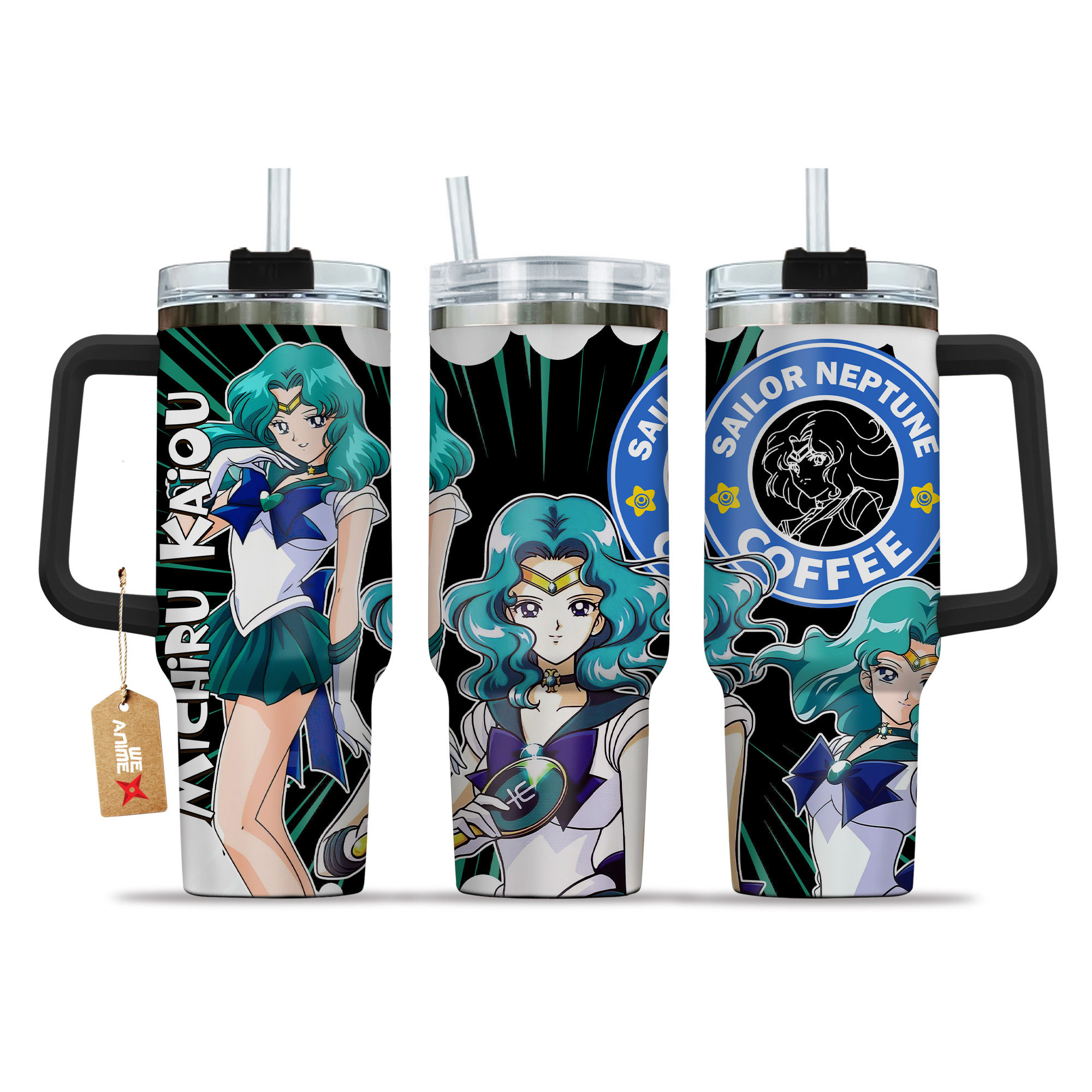 Michiru Kaiou Sailor Moon Anime Custom Stanley Cup 40 oz 30 oz Tumbler With HandleTVC2301154