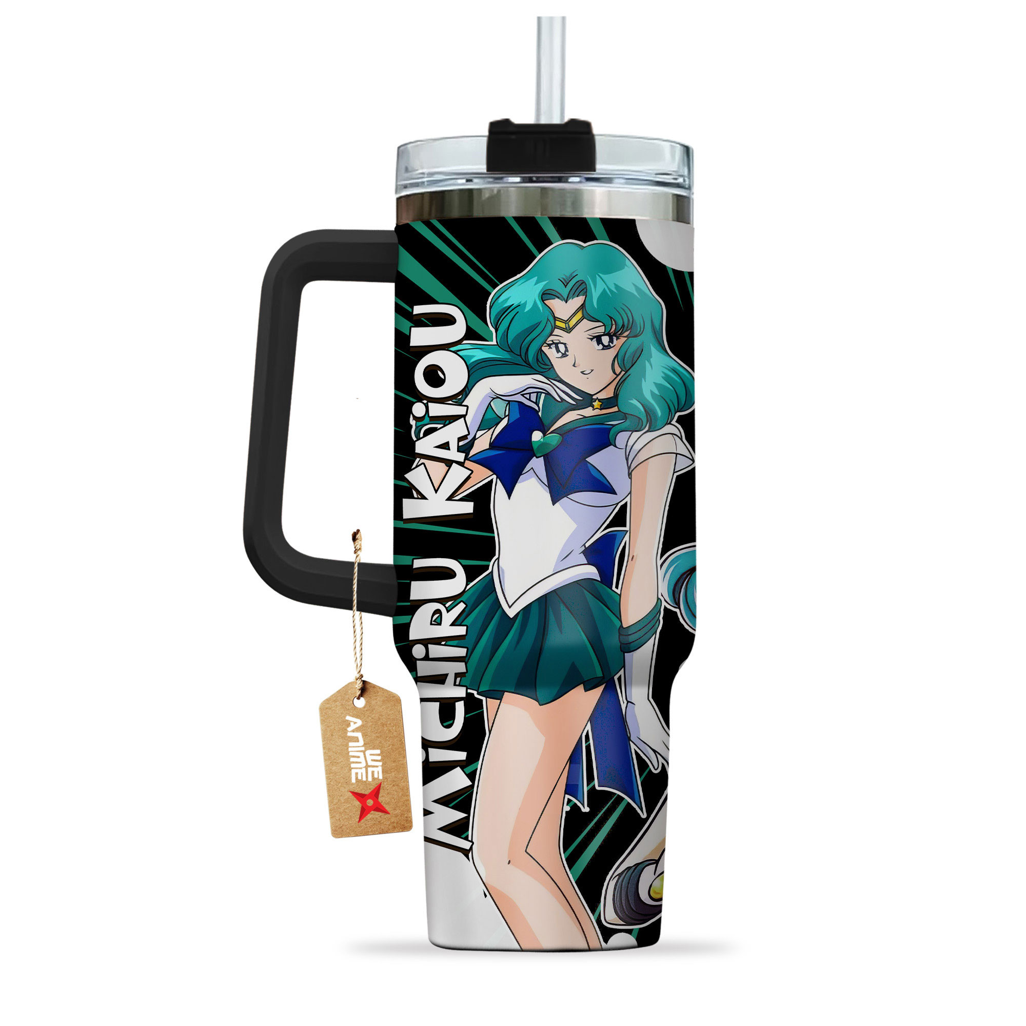 Michiru Kaiou Sailor Moon Anime Custom Stanley Cup 40 oz 30 oz Tumbler With HandleTVC2301154 - Image 4