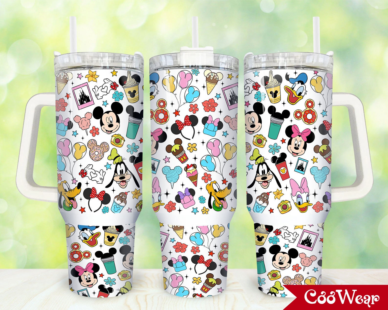 Mickey And Friends Disney Cartoon Custom Stanley Cup 40 oz 30 oz Tumbler With HandleTVC2301860