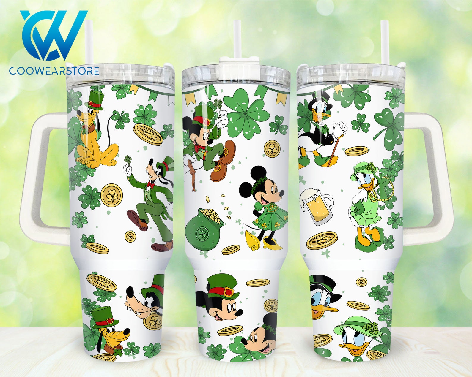 Mickey And Friends Disney Cartoon Custom Stanley Cup 40 oz 30 oz Tumbler With HandleTVC2301861