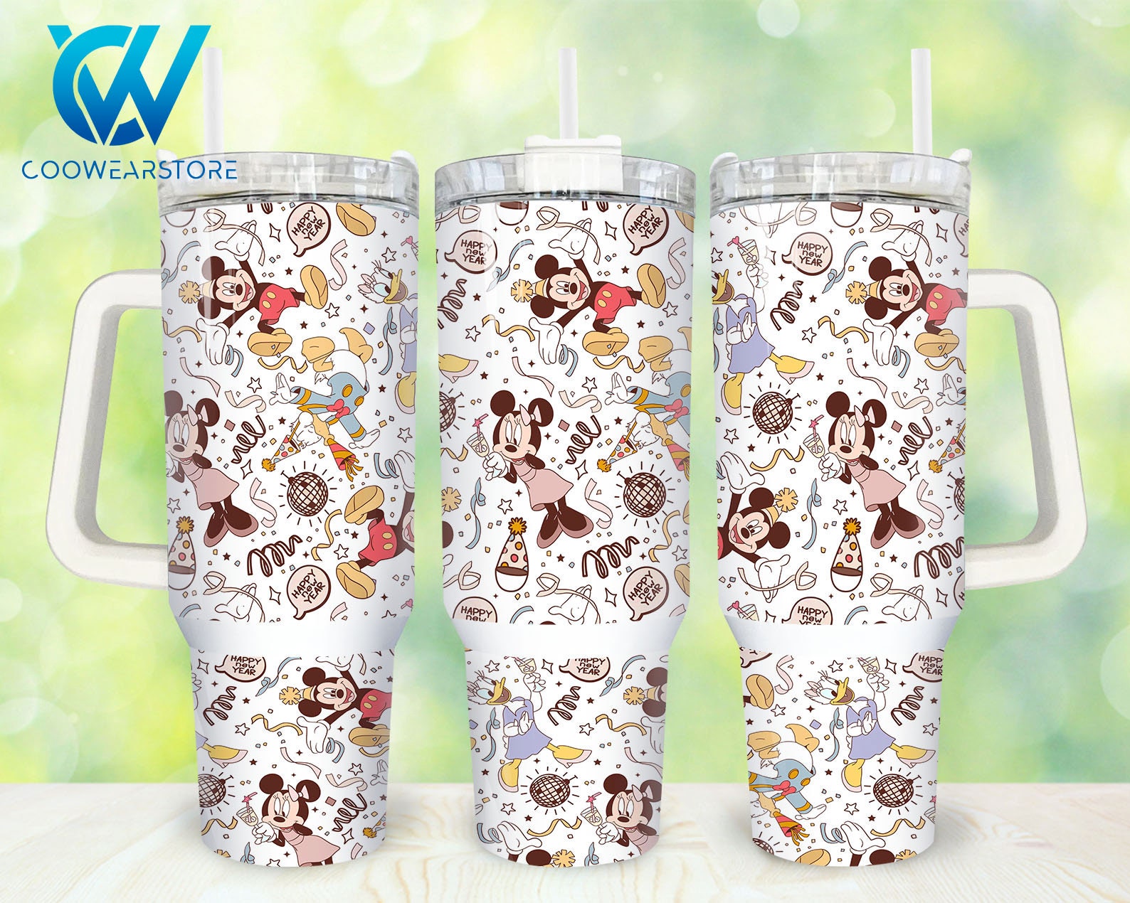 Mickey And Friends Disney Cartoon Custom Stanley Cup 40 oz 30 oz Tumbler With HandleTVC2301864
