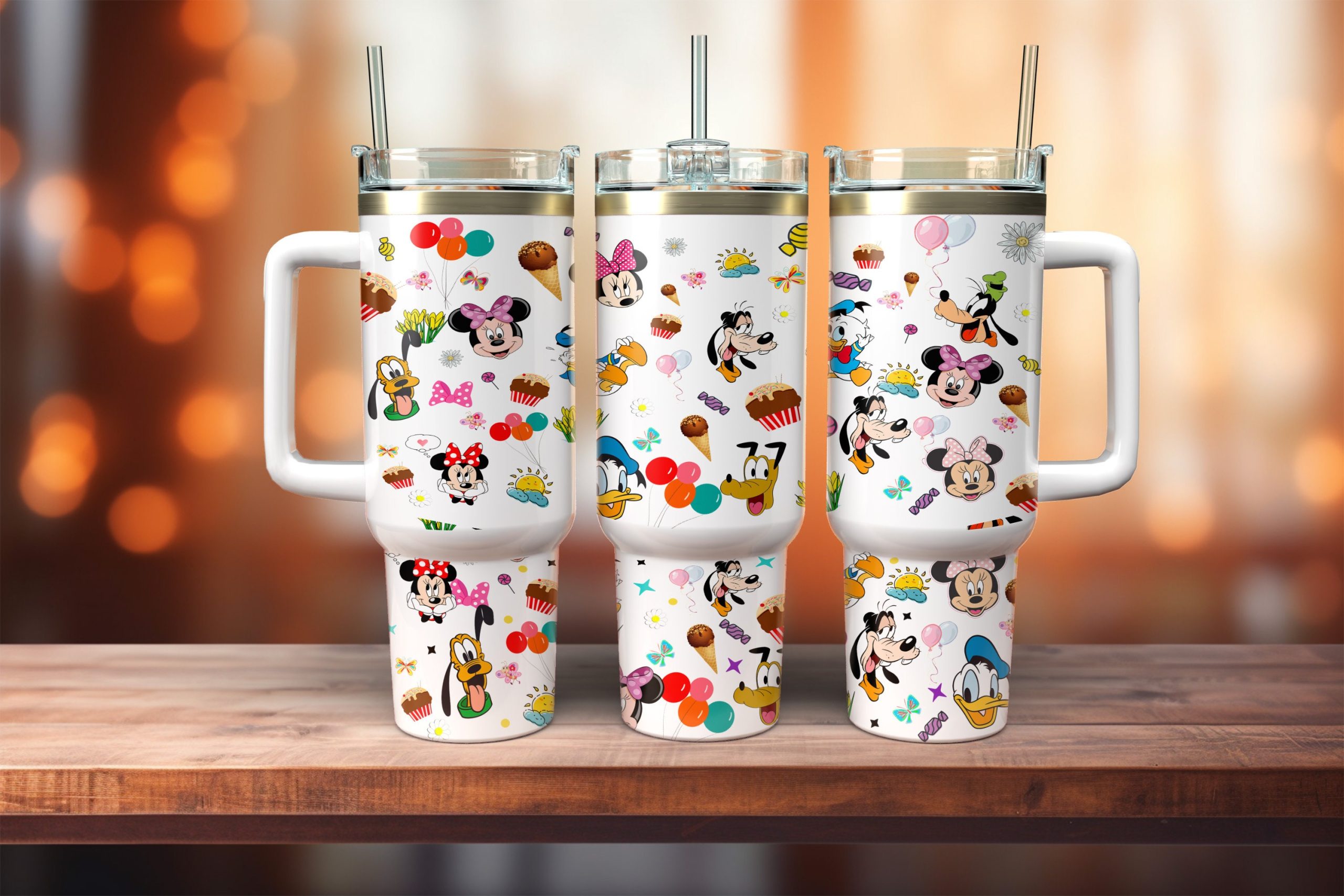 Mickey And Friends Disney Cartoon Custom Stanley Cup 40 oz 30 oz Tumbler With HandleTVC2301885