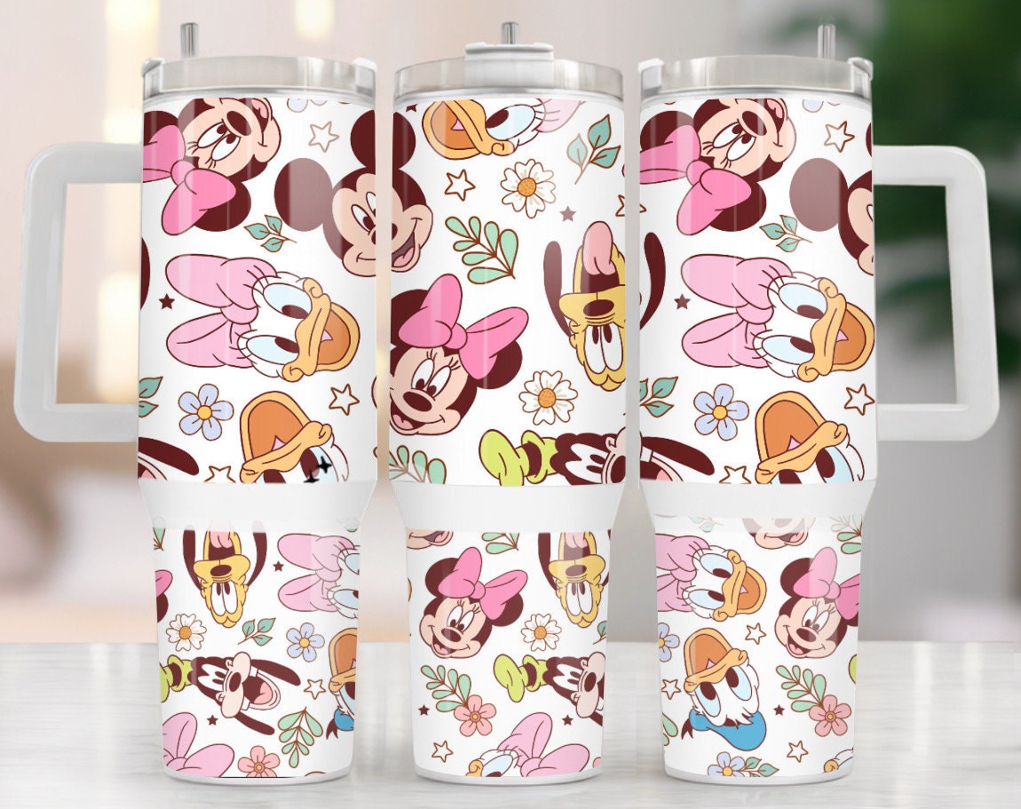 Mickey And Friends Disney Cartoon Custom Stanley Cup 40 oz 30 oz Tumbler With HandleTVC2301970