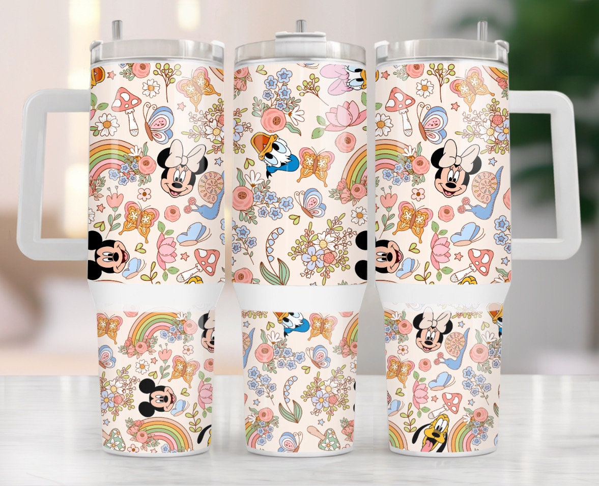 Mickey And Friends Disney Cartoon Custom Stanley Cup 40 oz 30 oz Tumbler With HandleTVC2301970