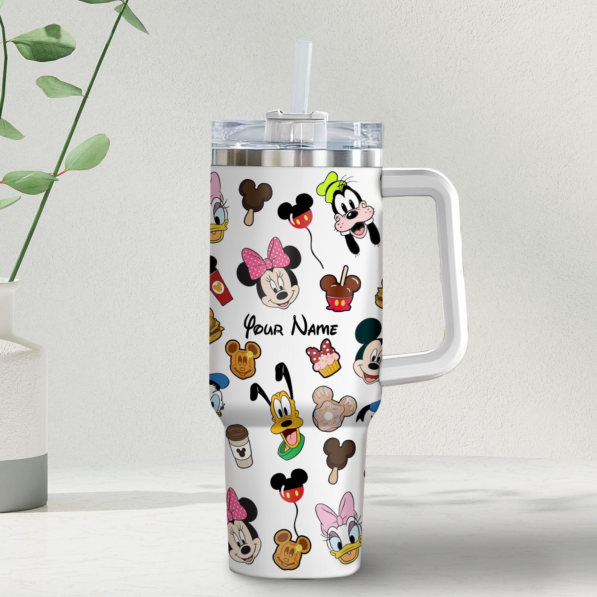Mickey And Friends Disney Cartoon Custom Stanley Cup 40 oz 30 oz Tumbler With HandleTVC2301982