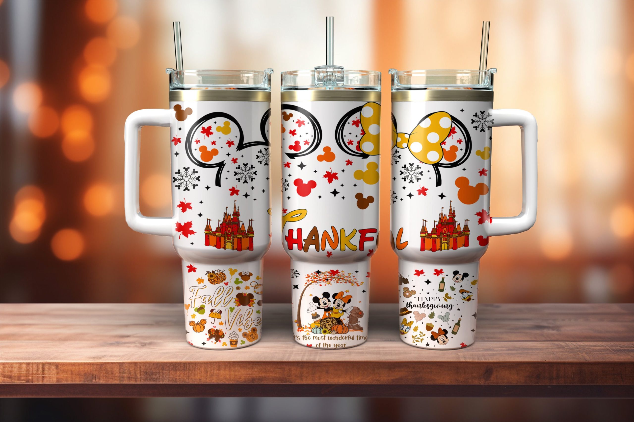 Mickey And Minnie Disney Cartoon Custom Stanley Cup 40 oz 30 oz Tumbler With HandleTVC2301886