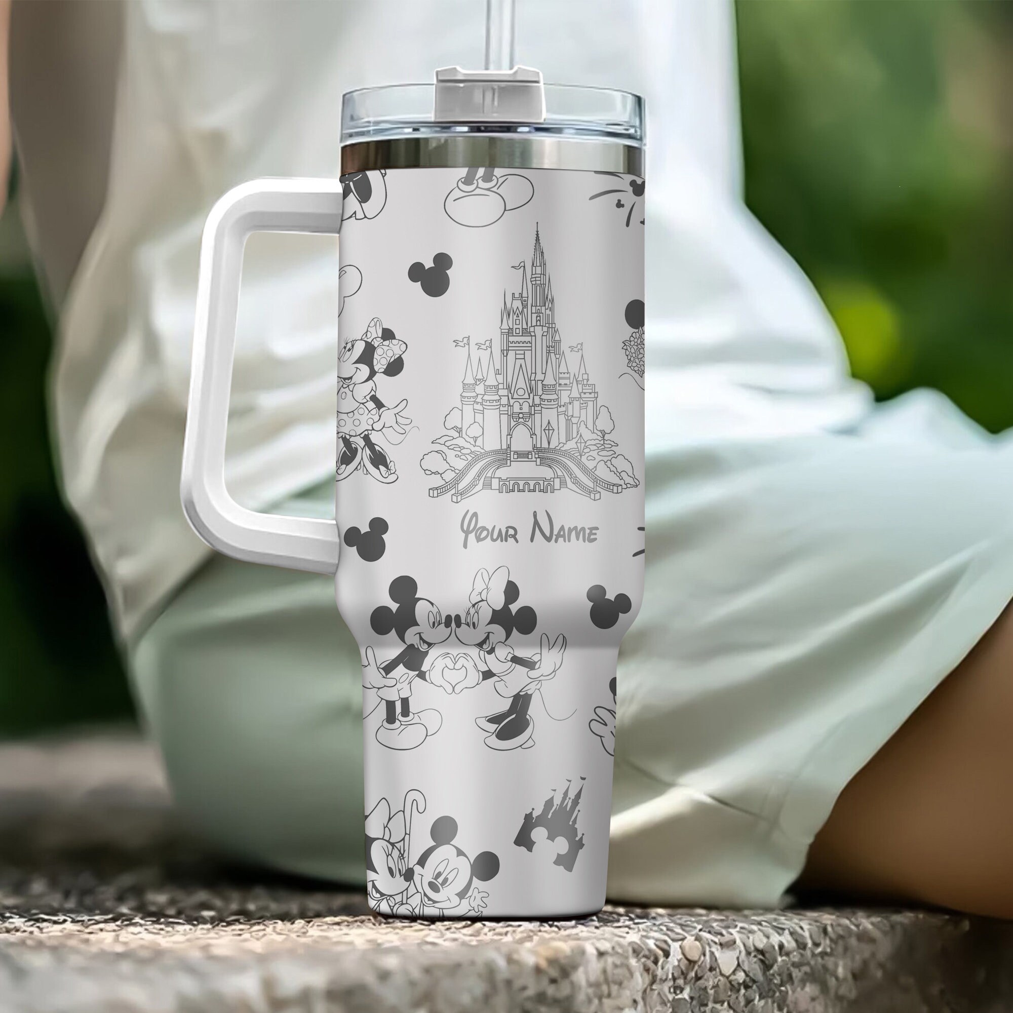 Mickey And Minnie Mouse Couple Disney Cartoon Custom Stanley Cup 40 oz 30 oz Tumbler With HandleTVC2301972 - Image 4