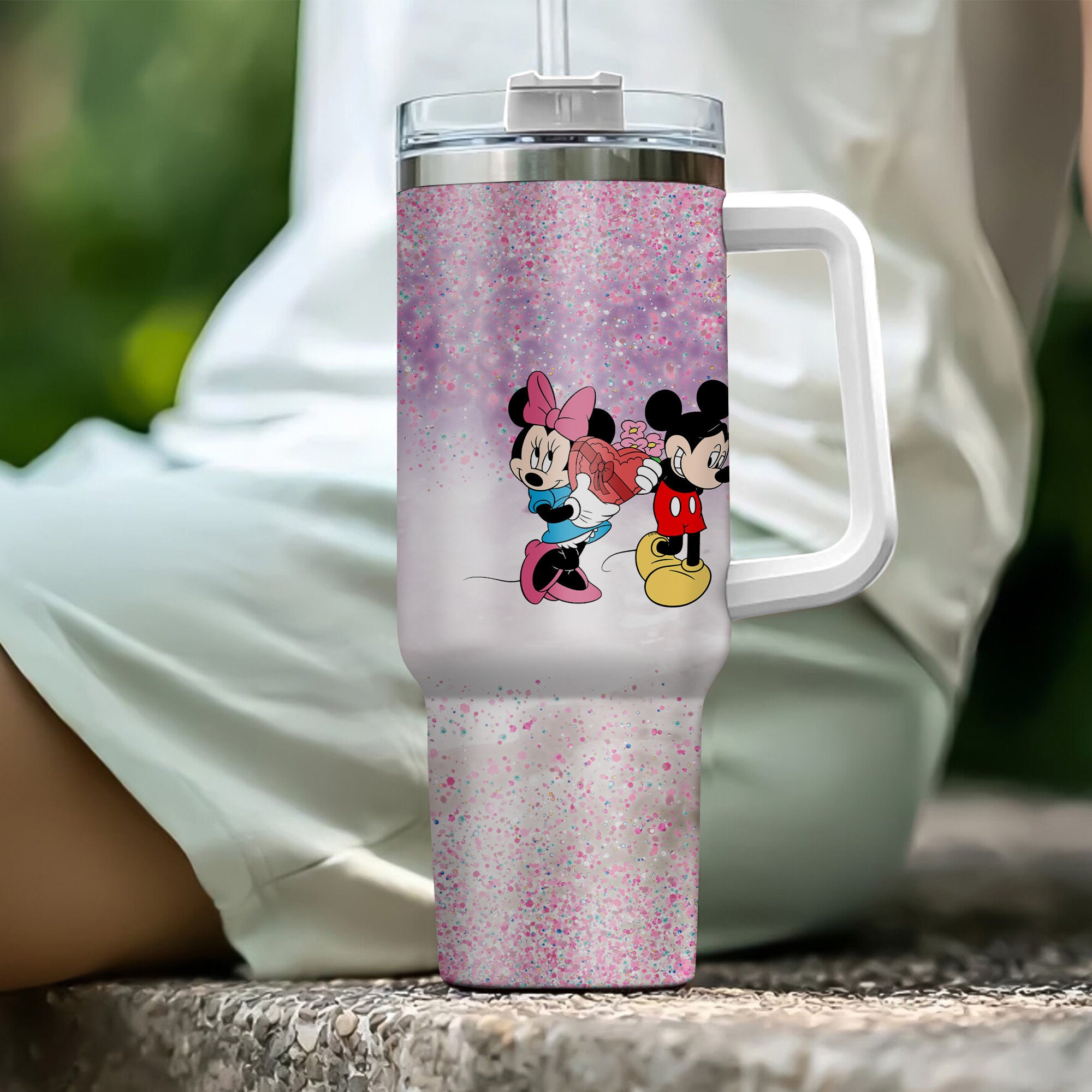 Mickey And Minnie Mouse Couple Disney Cartoon Custom Stanley Cup 40 oz 30 oz Tumbler With HandleTVC2301973 - Image 4