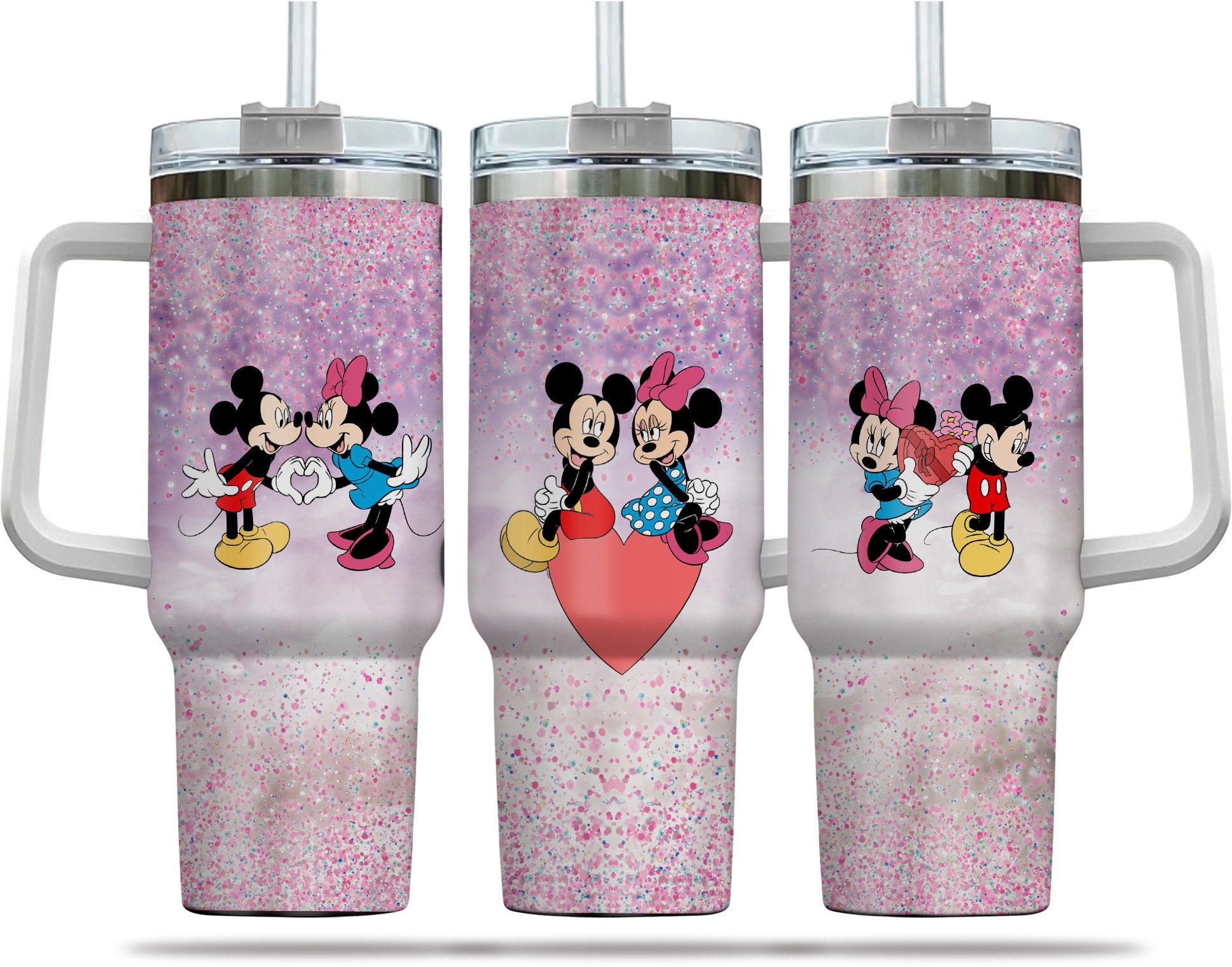 Mickey And Minnie Mouse Couple Disney Cartoon Custom Stanley Cup 40 oz 30 oz Tumbler With HandleTVC2301973