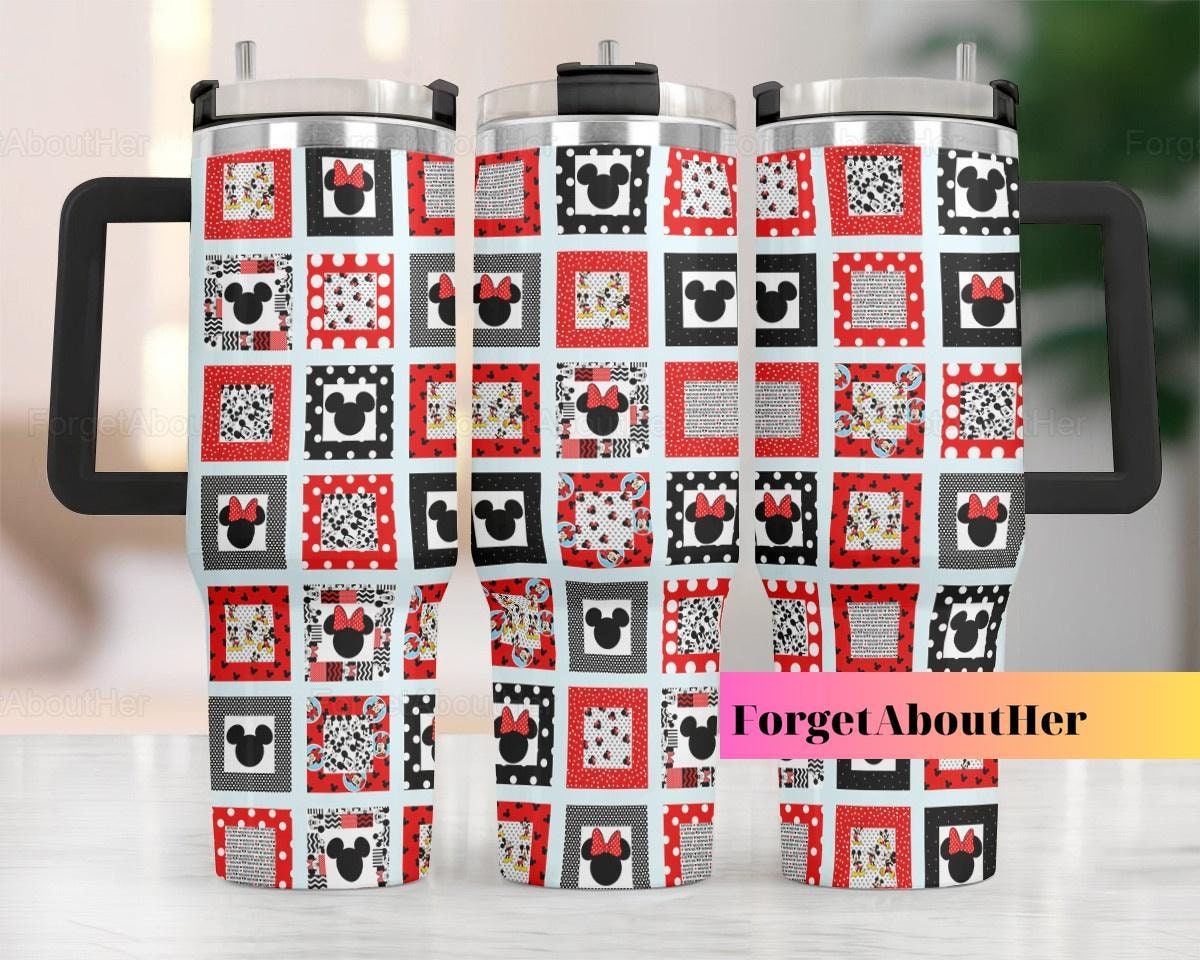 Mickey and Minnie Mouse Disney Cartoon Custom Stanley Cup 40 oz 30 oz Tumbler With HandleTVC2301161
