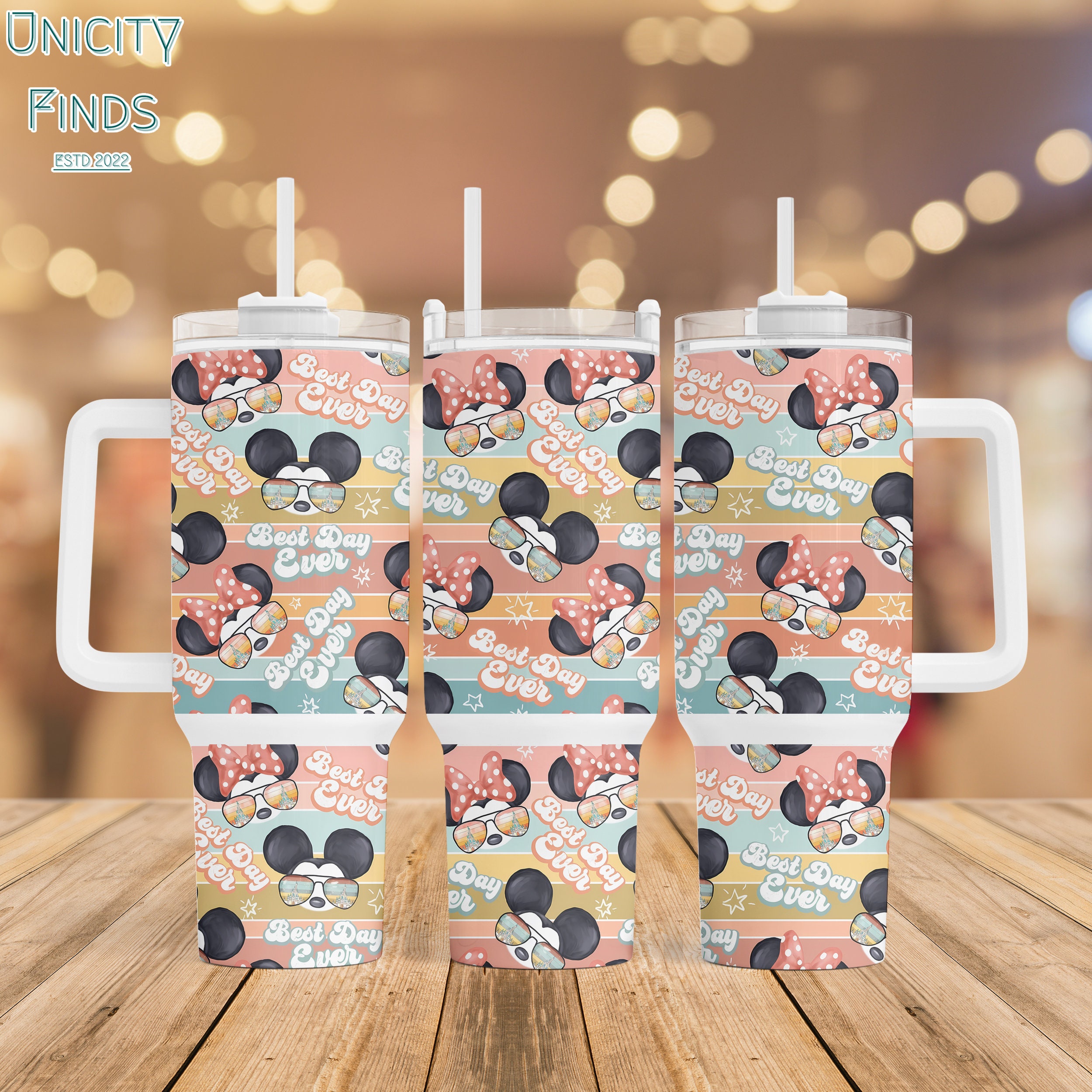 Mickey And Minnie Mouse Disney Cartoon Custom Stanley Cup 40 oz 30 oz Tumbler With HandleTVC2301849