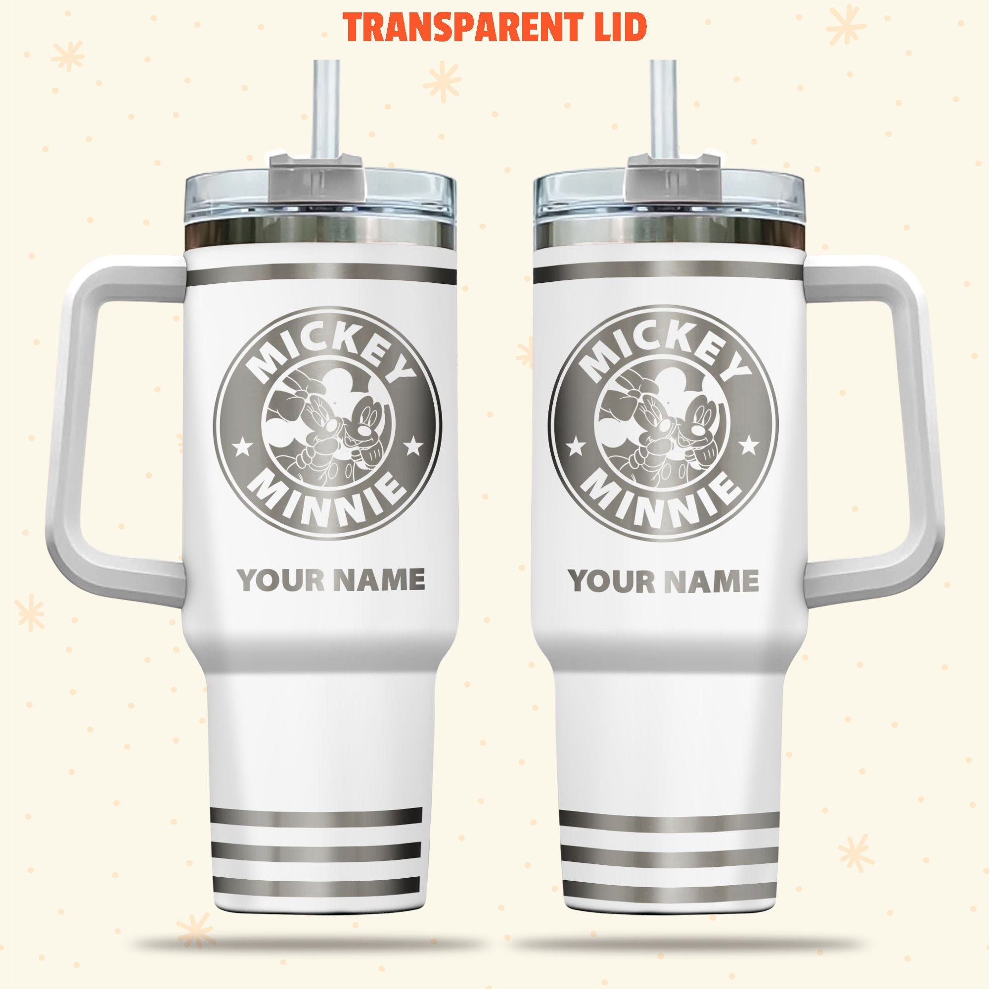 Mickey And Minnie Mouse Disney Cartoon Custom Stanley Cup 40 oz 30 oz Tumbler With HandleTVC2301982