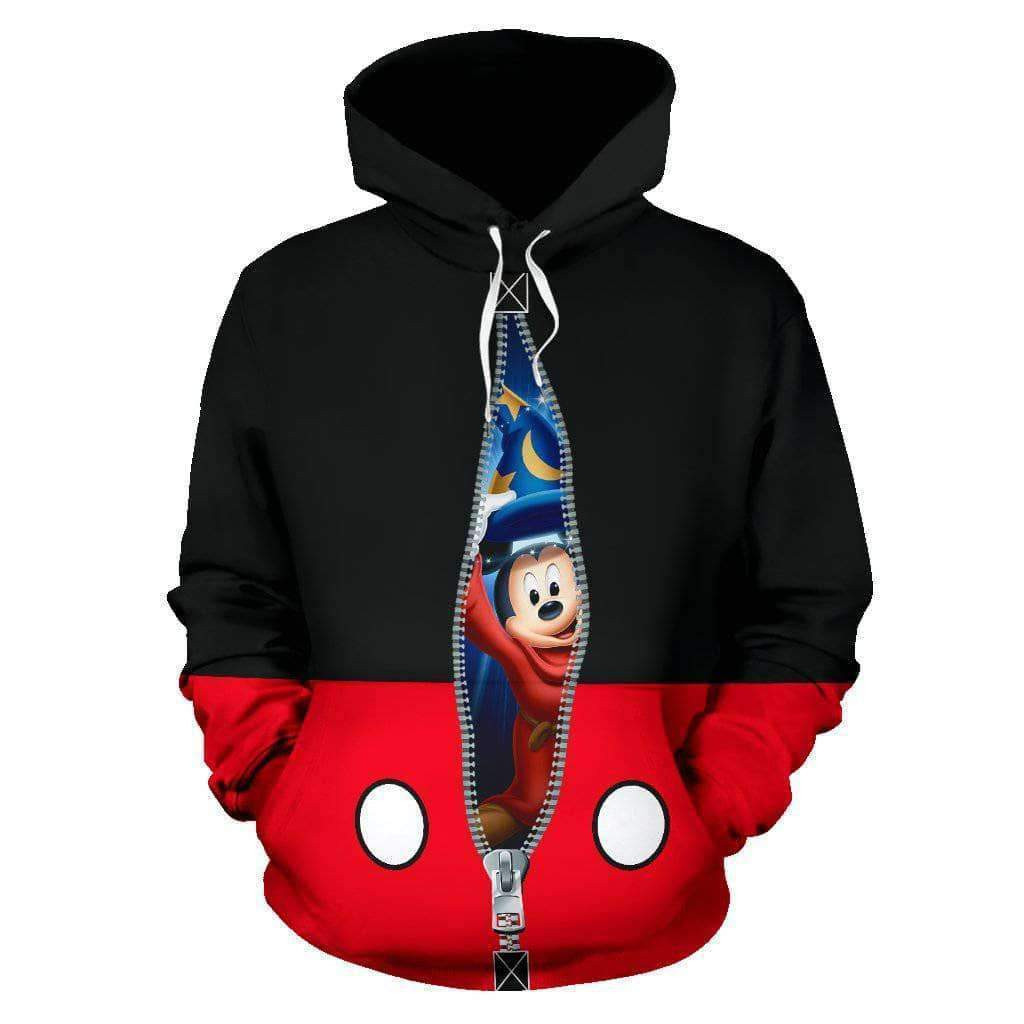 Mickey Fantasia 3D All Over Print Hoodie, Zip Hoodie