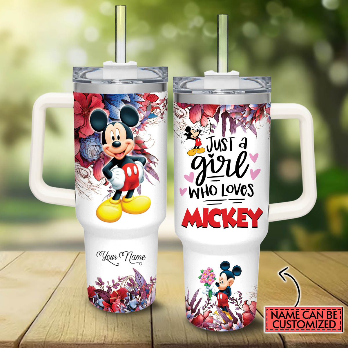 Mickey Mouse And Friends Cartoon Custom Stanley Cup 40 oz 30 oz Tumbler With HandleTVC2301808