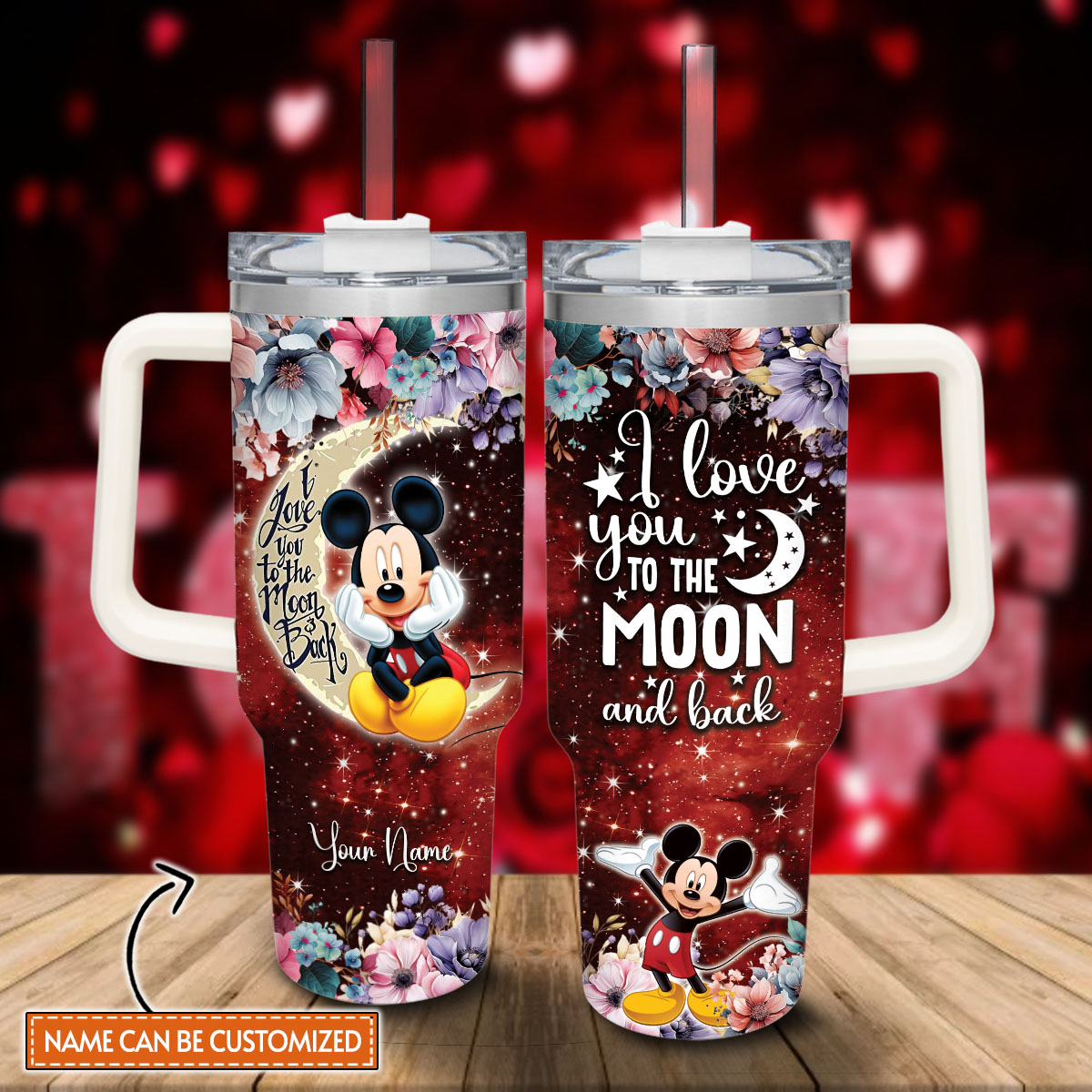 Mickey Mouse And Friends Cartoon Custom Stanley Cup 40 oz 30 oz Tumbler With HandleTVC2301808
