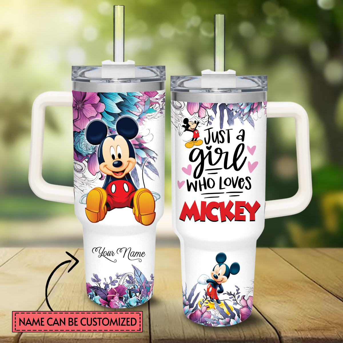 Mickey Mouse And Friends Cartoon Custom Stanley Cup 40 oz 30 oz Tumbler With HandleTVC2301808