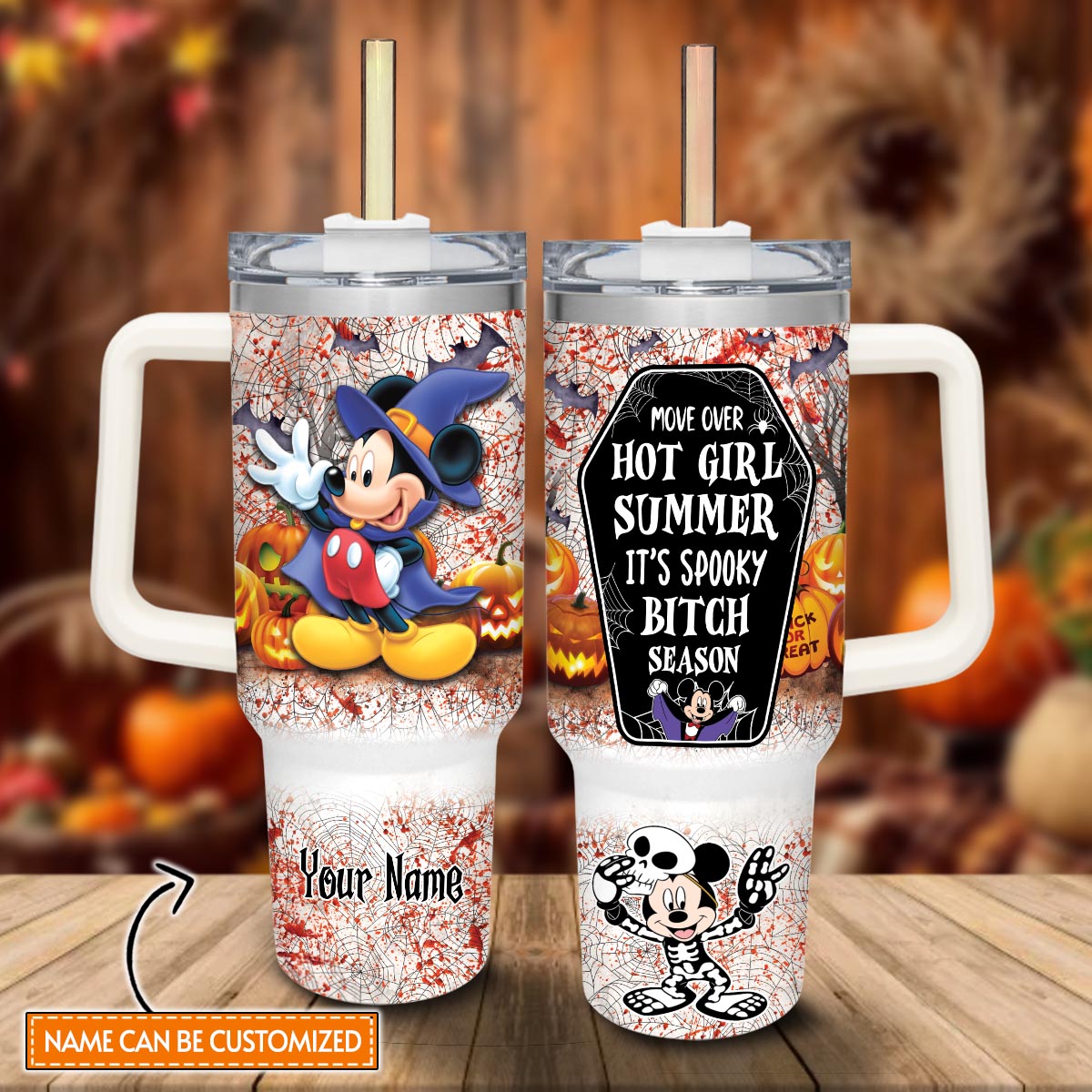 Mickey Mouse And Friends Cartoon Custom Stanley Cup 40 oz 30 oz Tumbler With HandleTVC2301815