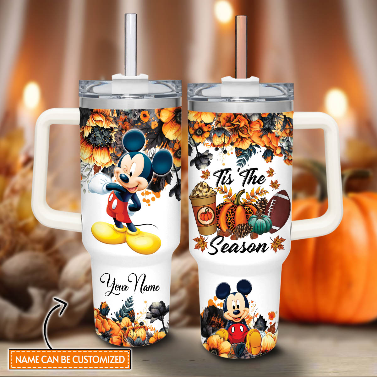 Mickey Mouse And Friends Cartoon Custom Stanley Cup 40 oz 30 oz Tumbler With HandleTVC2301816