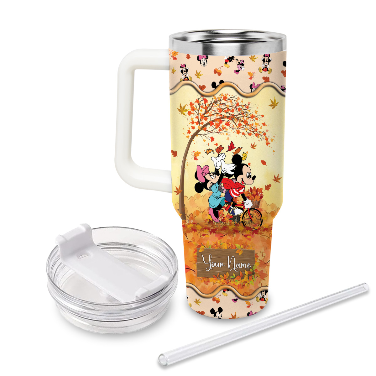Mickey Mouse And Friends Cartoon Custom Stanley Cup 40 oz 30 oz Tumbler With HandleTVC2301817 - Image 2