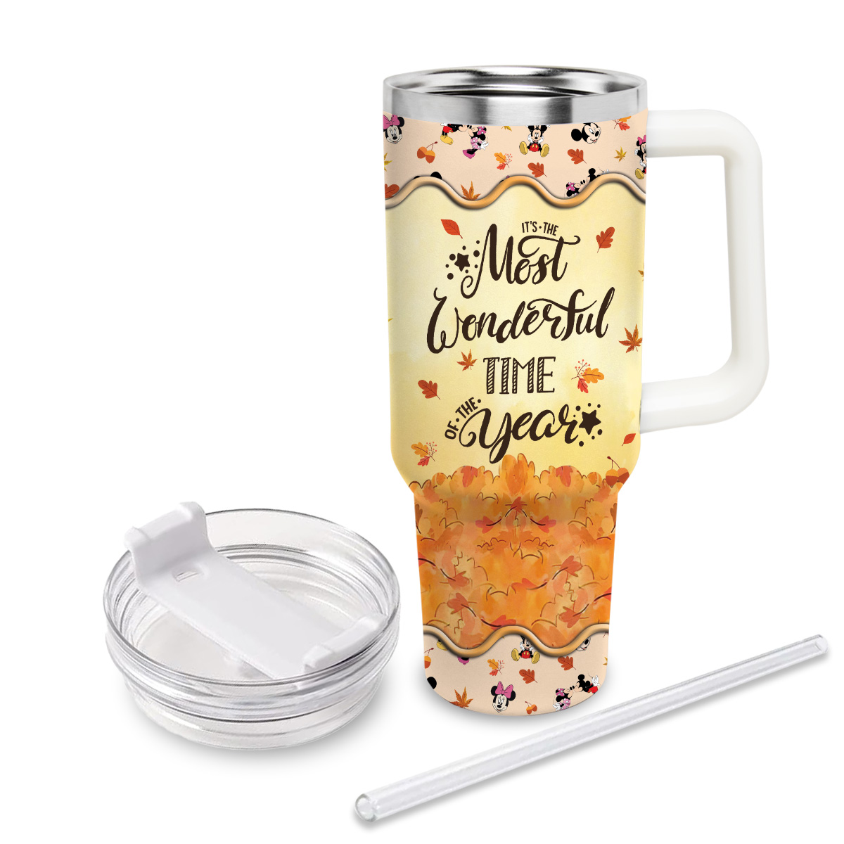 Mickey Mouse And Friends Cartoon Custom Stanley Cup 40 oz 30 oz Tumbler With HandleTVC2301817 - Image 3