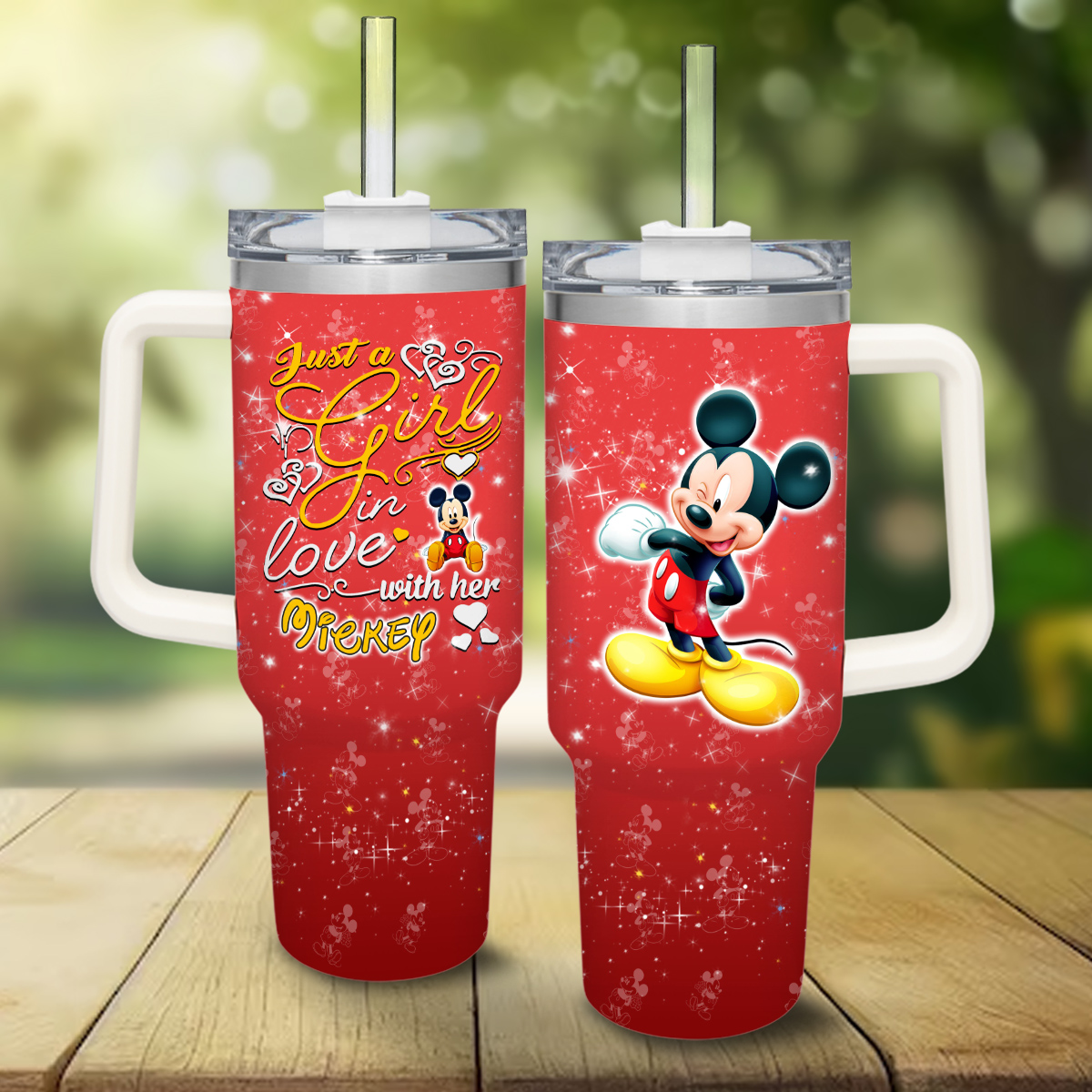 Mickey Mouse And Friends Cartoon Custom Stanley Cup 40 oz 30 oz Tumbler With HandleTVC2301830