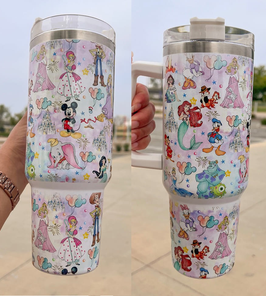 Mickey Mouse And Friends Disney Cartoon Custom Stanley Cup 40 oz 30 oz Tumbler With HandleTVC2301831