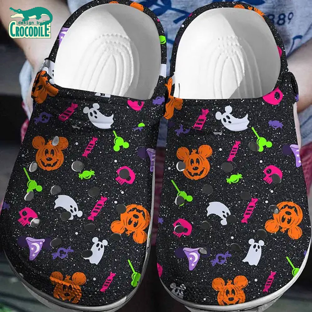 Mickey Mouse Cartoon Crocs Crocband Clogs Shoes Comfortable For Men Women and Kids