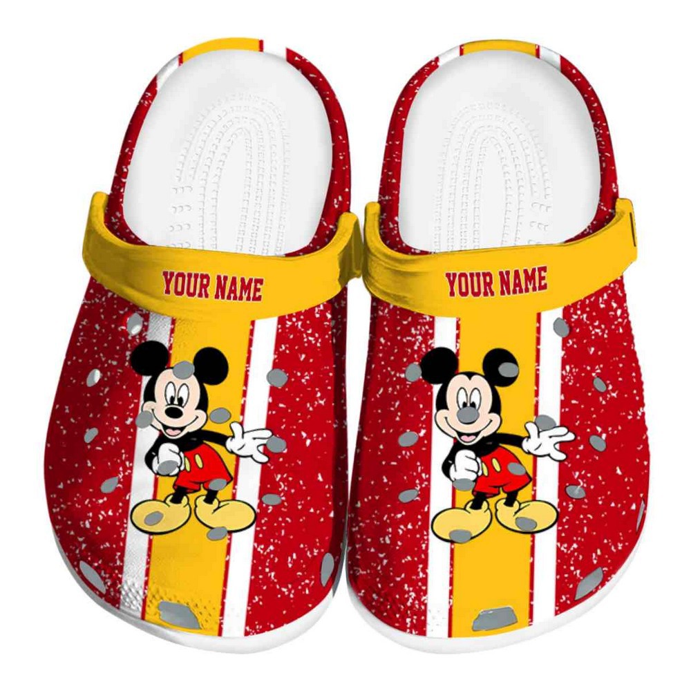 Mickey Mouse Cartoon Crocs Crocband Clogs Shoes Comfortable For Men Women and Kids
